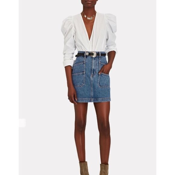 Jason WuV neck Long sleeve BlouseM